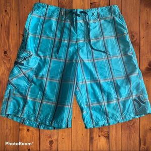 Beautiful blue Hurley Board Shorts/ swim trunks